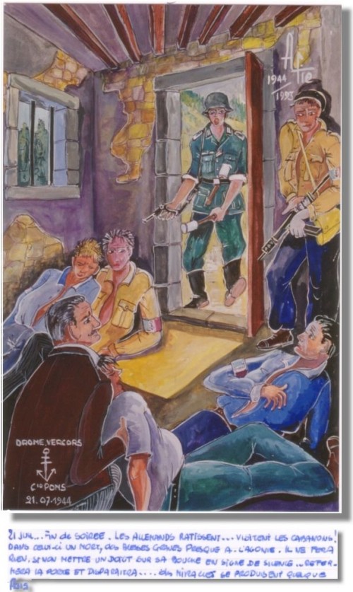 Fin de soirée les Allemands ratissent Fin de soirée les Allemands ratissent