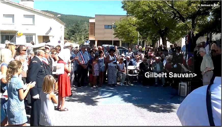 commmoration de la Rsistance  Sauzet 2015