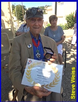 Steve WEISS héros de Savasse Héros Steve WEISS