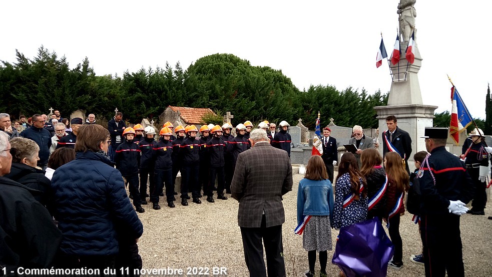 commmoration du 11 novembre 2022