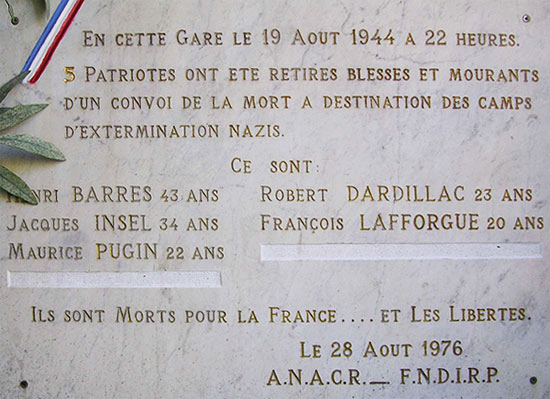 Stele gare